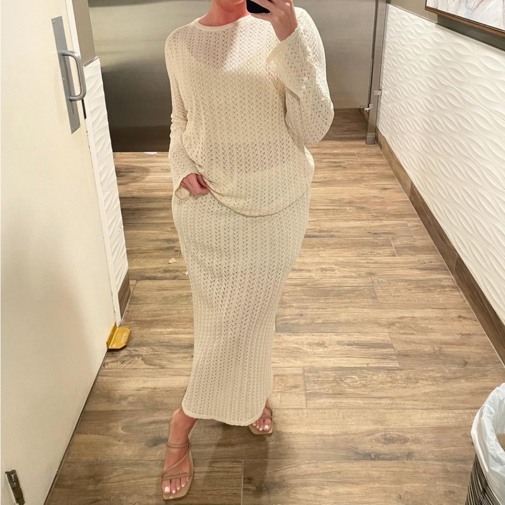 NWT Zara Pointelle Skirt